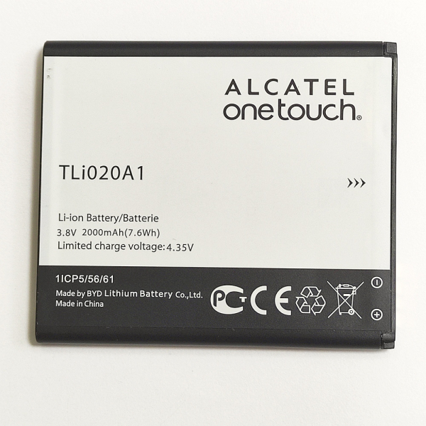 АКБ Alcatel Pop 3 (5,0) (5065x) (TLi020A1) 2000mAh Original