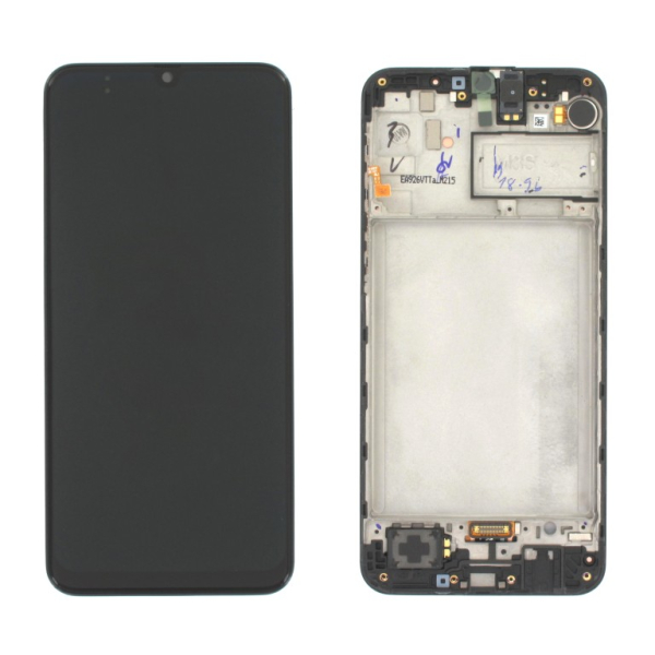 Samsung M215F Galaxy M21, M307F Galaxy M30s - дисплейный модуль в рамке (Black) Original