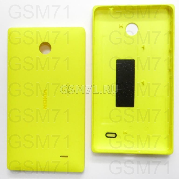 Nokia X (RM-980) - крышка аккумулятора (Yellow) Original