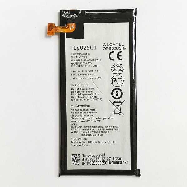 АКБ Alcatel Pop 4 Plus (5056d) (TLp025C1) 2500mAh Original