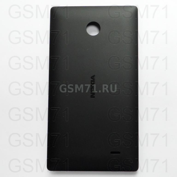 Nokia X (RM-980), X Plus  - крышка аккумулятора (Black) Original