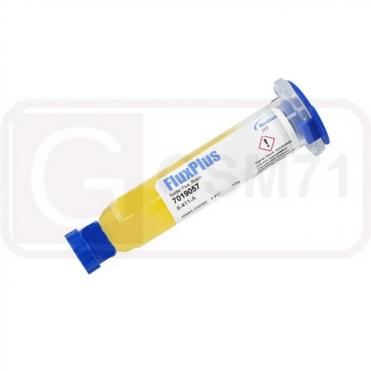 FluxPlus 6-411-A Флюс-гель FluxPlus 6-411-A RMA 07D00 - флюс безотмывочный (картридж-10г)