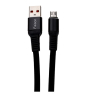 Кабель (micro-USB) "FAISON" FX6 Black 2,1A, 1,0m