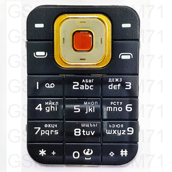 Nokia 7370, 7373 - клавиатура набора номера (Black) AAA