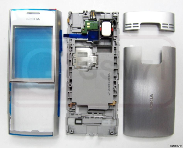 Nokia X2-00 - корпус в полном сборе (Black) Copy AA