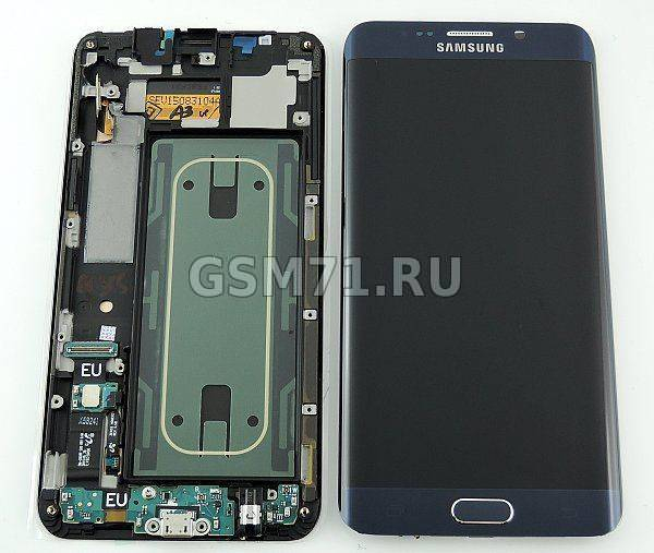 Samsung G928F Galaxy S6 Edge+ - дисплей с сенсорным стеклом в рамке (Black) Original