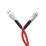 Кабель (micro-USB) "HOCO" U48 METAL (Red) 1,2m