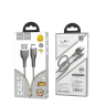 Кабель (micro-USB) "HOCO" U59 Touch light (Grey) 1,2m