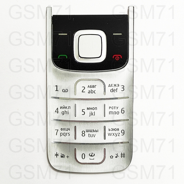 Nokia 2720 Fold - клавиатура набора номера (Black/Silver) Copy AA