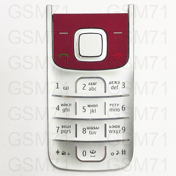 Nokia 2720 Fold - клавиатура набора номера (Red/Silver) Copy AA