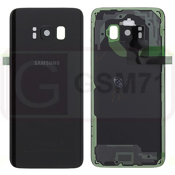 Samsung G950F Galaxy S8 - задняя крышка со стеклом камеры (Black) Original