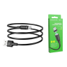 Кабель магнитный (micro-USB) "BOROFONE" BX41 (Black) 2.4A 1,0m