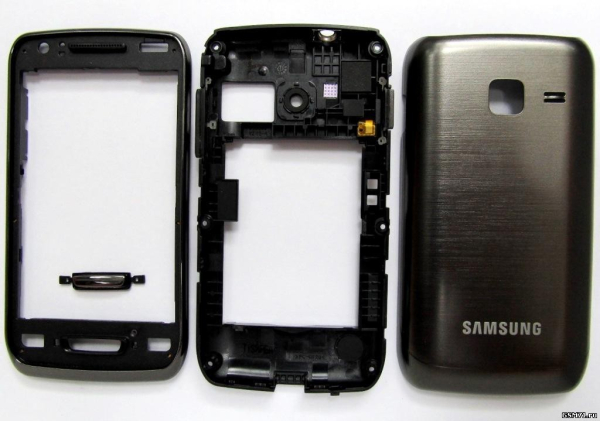 Samsung S5380 Wave Y - корпус в полном сборе (Dark Grey) Original