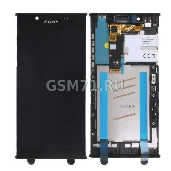 Sony G3311, G3312 Xperia L1 - дисплей с сенсорным стеклом на передней панели (Black) Original