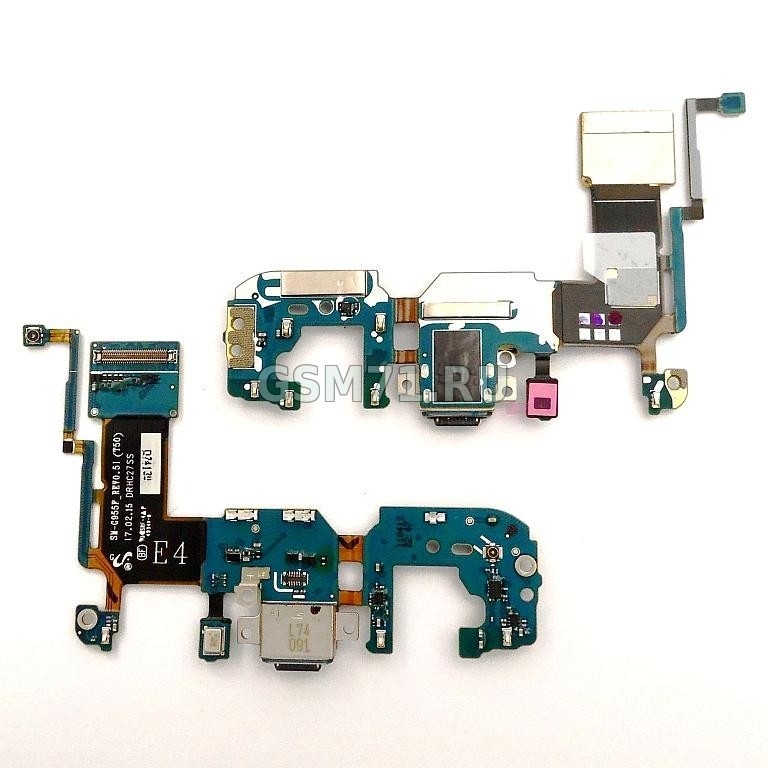 G955F_flex-usb Samsung G955F Galaxy S8 Plus - шлейф с разъемом Type-C, микрофоном Original