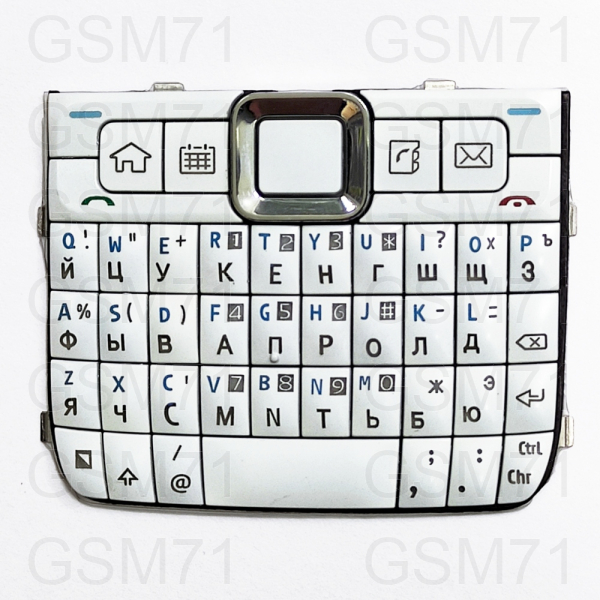 Nokia E71 - клавиатура набора номера (White) AAA