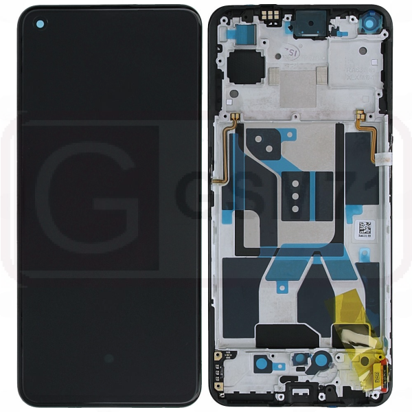 Realme GT 5G (RMX2202) - дисплейный модуль в рамке (Black) OR (SP)