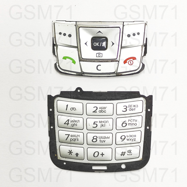 Samsung E250 - клавиатура (Silver) Orig