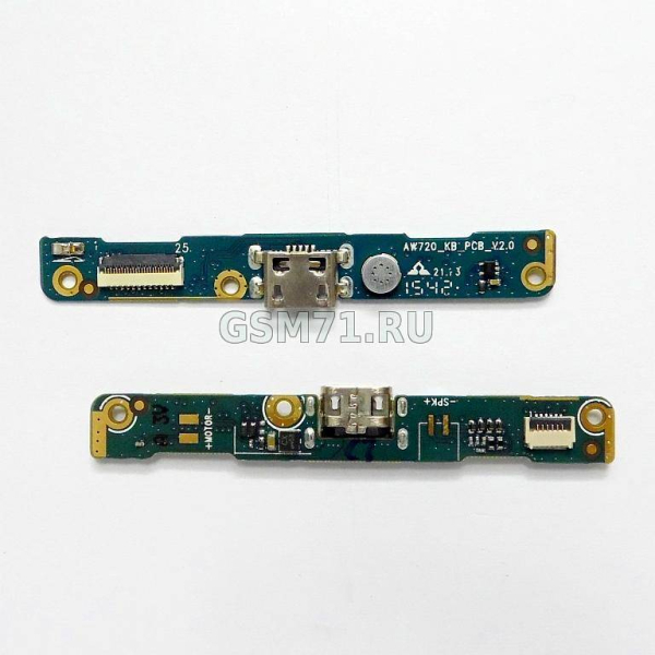 Micromax Q380 Canvas Spark - дополнительная плата с разъемом micro USB микрофоном Original