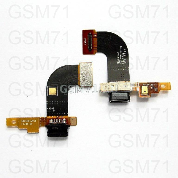 Sony E5603, E5633 Xperia M5 - шлейф зарядки micro USB, микрофон Original