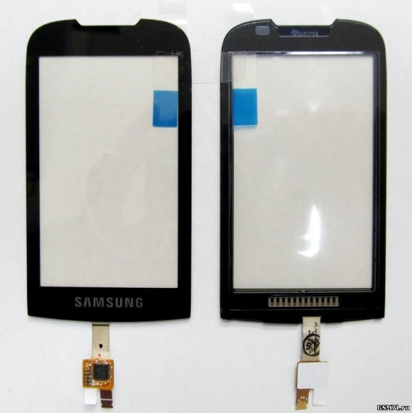 Samsung S5560i - сенсорное стекло (Black) Original