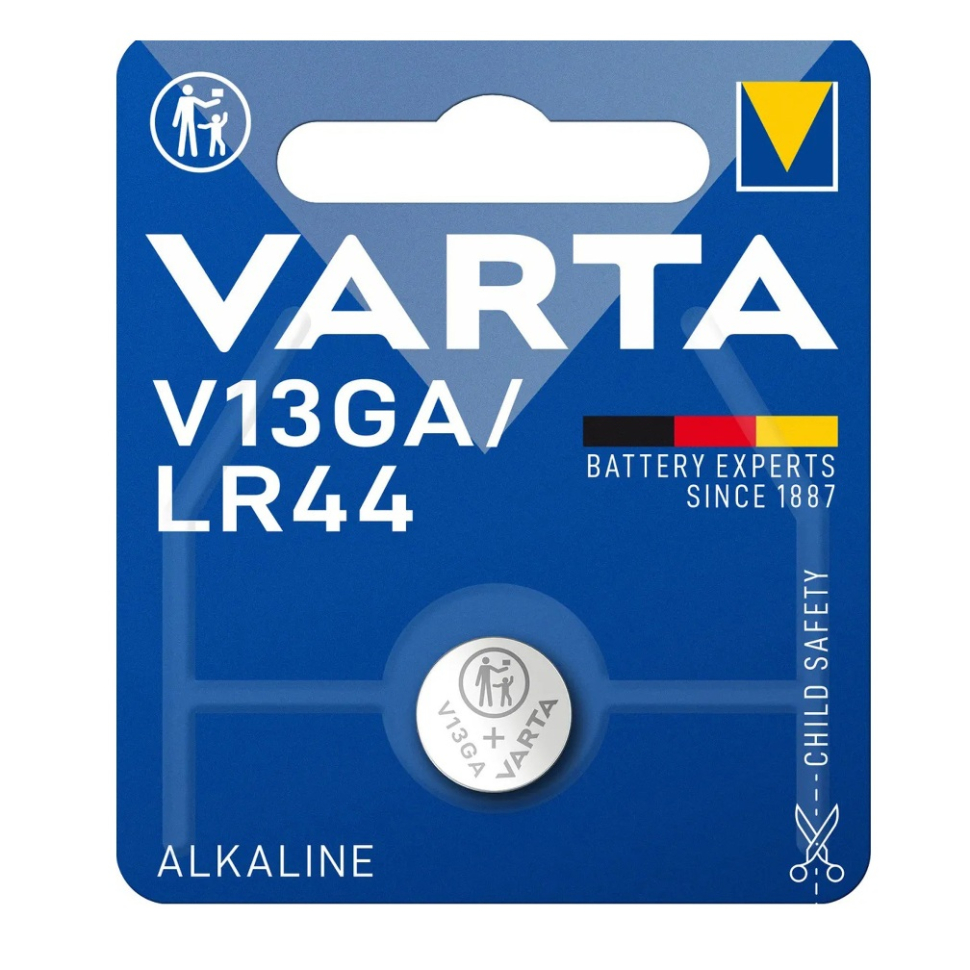VARTA_LR44 Батарейка AG13, LR44, L1154, SR44W, GP76A, A76, 357 "VARTA" Alkaline 1,5v