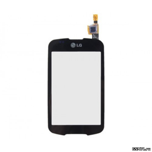 LG P500 Optimus One - сенсорное стекло (Black) Original