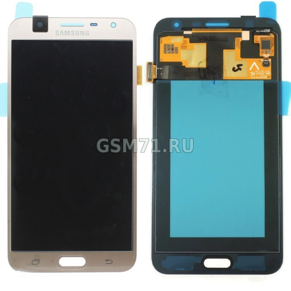 Samsung J701F Galaxy J7 Neo - дисплей с сенсорным стеклом (Gold) Original