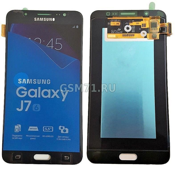 Samsung J710F Galaxy J7 (2016) - дисплей с сенсорным стеклом (Black) Original