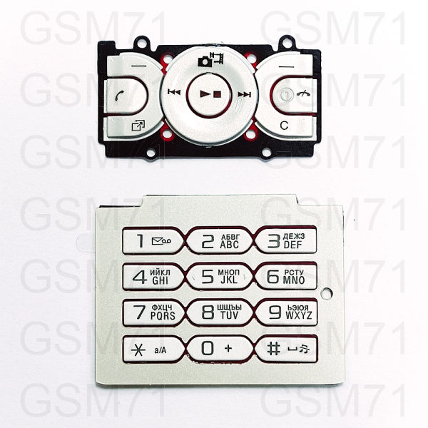 Sony Ericsson W595i - клавиатура набора номера (White) Copy AA