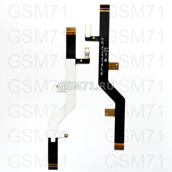 Philips W8555 - шлейф основной, с кнопкой включения Original