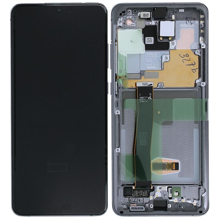 G988F_lcd_grey Samsung G988F Galaxy S20 Ultra - дисплейный модуль в рамке (Grey) Original