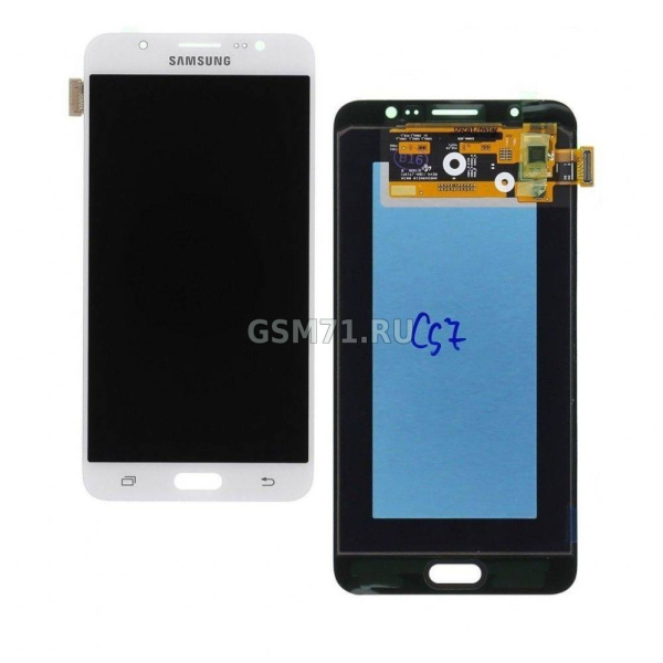Samsung J710F Galaxy J7 (2016) - дисплей с сенсорным стеклом (White) Original