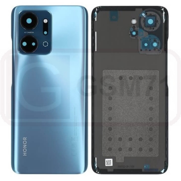 Huawei Honor X7A/ X7A Plus (RKY-LX1) - крышка аккумулятора со стеклом камеры (Blue) Original