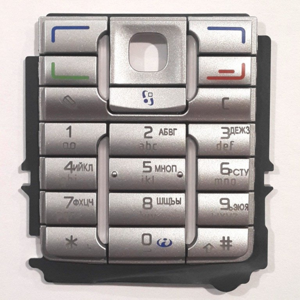 Nokia E60 - клавиатура набора номера (Silver) Copy AA