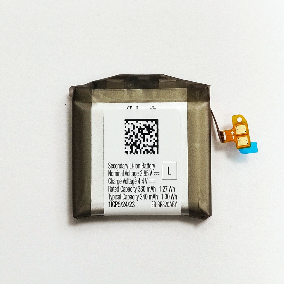 EB-BR820ABY-Samsung-Galaxy-Watch-Active2-44mm-SM-R820 АКБ Samsung Galaxy Watch Active2 44mm (SM-R820/ SM-R825) (EB-BR820ABY) 340mAh Original (SP)