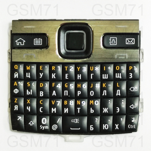 Nokia E72 - клавиатура набора номера (Black) Copy AA