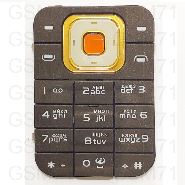 Nokia 7370, 7373 - клавиатура набора номера (Coffee) Copy AA