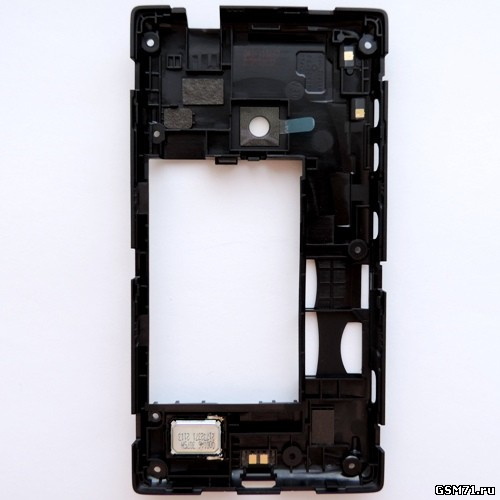 Nokia 520, 525 Lumia - средняя часть корпуса с антенной, динамиком полифоническим (Black) Original