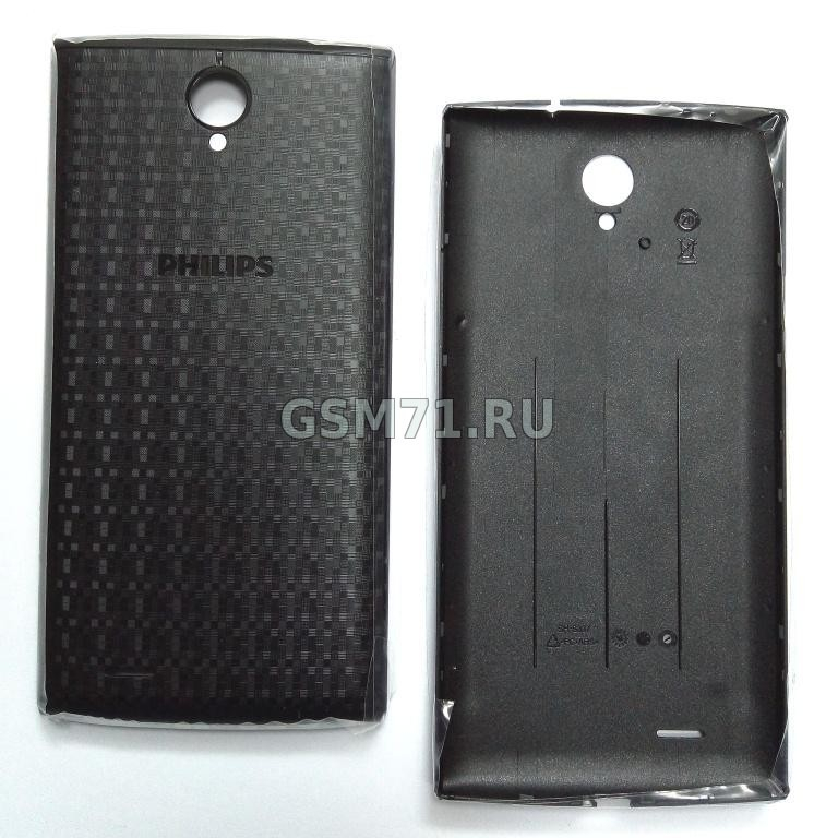 Philips S337 - крышка аккумулятора (Black) Original