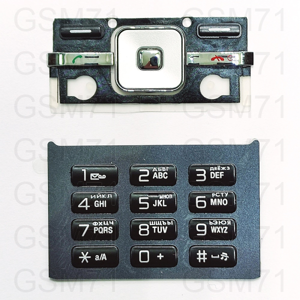 Sony Ericsson T715i - клавиатура набора номера (Black) AAA