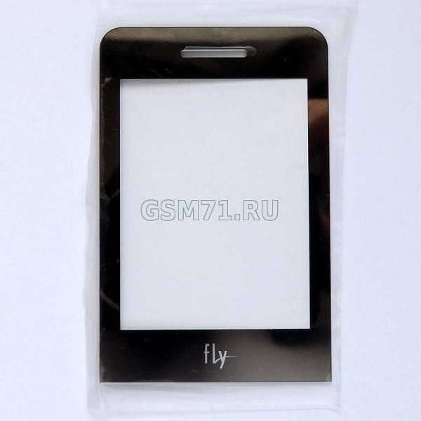 Fly DS120+ - защитное стекло дисплея (Black) Original