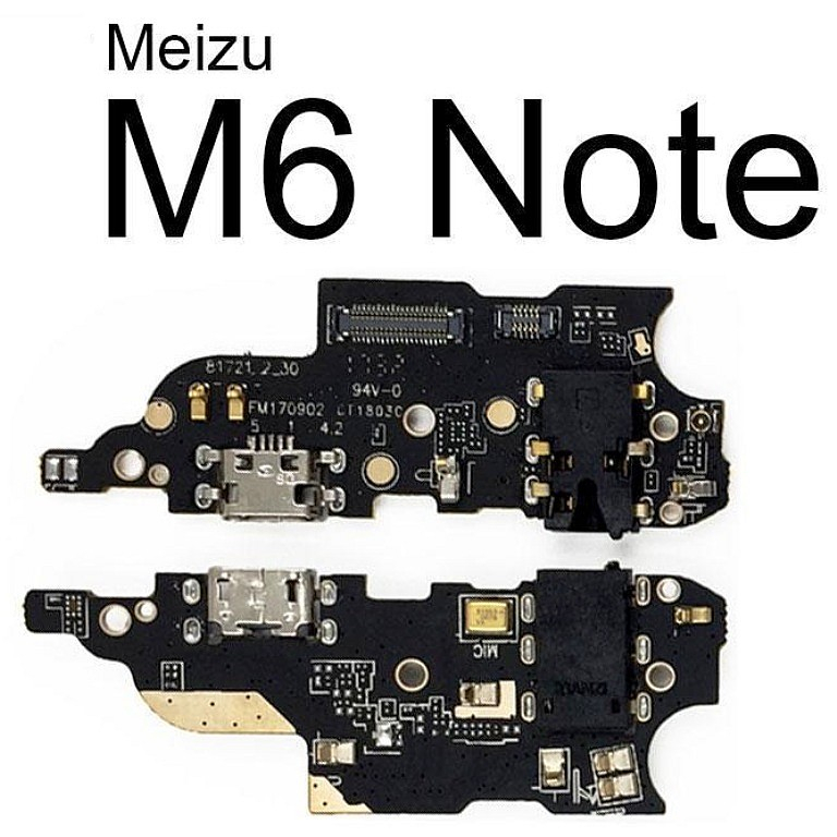 Шлейф Meizu M6 Note - плата с micro USB, микрофоном Original